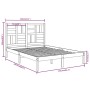 Estructura de cama madera maciza 150x200 cm de , Camas y somieres - Ref: Foro24-3105955, Precio: 125,88 €, Descuento: %