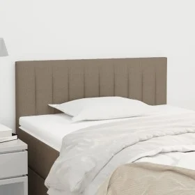 Kopfteil aus taupegrauem Stoff, 100 x 5 x 78/88 cm von , Kopf- und Fußteile - Ref: Foro24-346232, Preis: 36,83 €, Rabatt: %