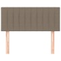 Cabecero de tela gris taupe 100x5x78/88 cm de , Cabeceros y pies de cama - Ref: Foro24-346232, Precio: 37,33 €, Descuento: %