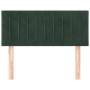 Cabecero de terciopelo verde oscuro 100x5x78/88 cm de , Cabeceros y pies de cama - Ref: Foro24-346239, Precio: 46,60 €, Descu...