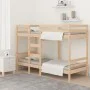 Solid pine wood bunk bed 80x200 cm by , Beds and slatted bases - Ref: Foro24-3139834, Price: 237,40 €, Discount: %
