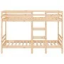 Solid pine wood bunk bed 80x200 cm by , Beds and slatted bases - Ref: Foro24-3139834, Price: 237,40 €, Discount: %