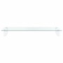 Soporte de monitor vidrio templado y metal blanco 80x35x8 cm de , Bases y elevadores para ordenadores - Ref: Foro24-374221, P...