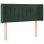 Kopfteil aus dunkelgrünem Samt, 103 x 16 x 78/88 cm von , Kopf- und Fußteile - Ref: Foro24-3119051, Preis: 55,73 €, Rabatt: %