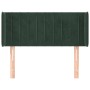 Cabecero de terciopelo verde oscuro 103x16x78/88 cm de , Cabeceros y pies de cama - Ref: Foro24-3119051, Precio: 57,10 €, Des...