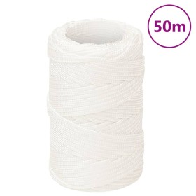 Cuerda de barco polipropileno blanco intenso 2 mm 50 m de , Sogas y cuerdas metálicas - Ref: Foro24-152530, Precio: 9,99 €, D...