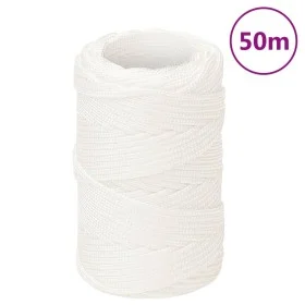 Cuerda de barco polipropileno blanco intenso 2 mm 50 m de , Sogas y cuerdas metálicas - Ref: Foro24-152530, Precio: 10,18 €, ...
