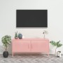 Mueble para TV de acero rosa 105x35x50 cm de , Muebles TV - Ref: Foro24-336229, Precio: 130,89 €, Descuento: %