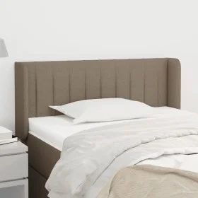 Taupe gray fabric headboard 103x16x78/88 cm by , Headboards and footboards - Ref: Foro24-3119000, Price: 46,19 €, Discount: %