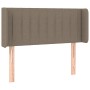 Cabecero con LED de tela gris taupe 103x16x78/88 cm de , Cabeceros y pies de cama - Ref: Foro24-3123468, Precio: 52,02 €, Des...