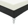 Garden lounger with black synthetic rattan cushion by vidaXL, Loungers - Ref: Foro24-44749, Price: 316,57 €, Discount: %