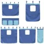 Blaue Polyestervorhänge für Hochbetten von , Zubehör für Betten und Lattenroste - Ref: Foro24-835914, Preis: 26,27 €, Rabatt: %