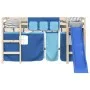 Blaue Polyestervorhänge für Hochbetten von , Zubehör für Betten und Lattenroste - Ref: Foro24-835914, Preis: 26,27 €, Rabatt: %