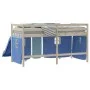 Blaue Polyestervorhänge für Hochbetten von , Zubehör für Betten und Lattenroste - Ref: Foro24-835914, Preis: 26,27 €, Rabatt: %