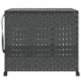 Cesto para ropa sucia con ruedas ratán gris 66x35x60 cm de , Cestas para ropa - Ref: Foro24-372046, Precio: 74,92 €, Descuent...