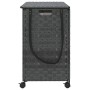 Cesto para ropa sucia con ruedas ratán gris 66x35x60 cm de , Cestas para ropa - Ref: Foro24-372046, Precio: 80,43 €, Descuent...