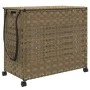 Cesto para ropa sucia con ruedas ratán 66x35x60 cm de , Cestas para ropa - Ref: Foro24-372044, Precio: 97,80 €, Descuento: %