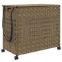 Cesto para ropa sucia con ruedas ratán 66x35x60 cm de , Cestas para ropa - Ref: Foro24-372044, Precio: 100,31 €, Descuento: %