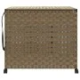 Cesto para ropa sucia con ruedas ratán 66x35x60 cm de , Cestas para ropa - Ref: Foro24-372044, Precio: 97,80 €, Descuento: %