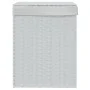 Cesto de ropa sucia con tapa ratán sintético blanco 46x33x60 cm de , Cestas para ropa - Ref: Foro24-372033, Precio: 54,76 €, ...