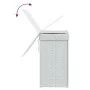 Cesto de ropa sucia con tapa ratán sintético blanco 46x33x60 cm de , Cestas para ropa - Ref: Foro24-372033, Precio: 54,76 €, ...