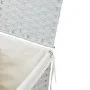 Cesto de ropa sucia con tapa ratán sintético blanco 46x33x60 cm de , Cestas para ropa - Ref: Foro24-372033, Precio: 54,76 €, ...