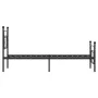 Bed frame with headboard and black metal footboard 90x190 cm by , Beds and slatted bases - Ref: Foro24-374349, Price: 76,42 €...