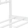 Estructura cama metal con cabecero y pie cama blanca 75x190 cm de , Camas y somieres - Ref: Foro24-374396, Precio: 68,93 €, D...