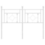 Cabecero de metal blanco 120 cm de , Cabeceros y pies de cama - Ref: Foro24-374419, Precio: 41,88 €, Descuento: %