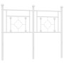 Cabecero de metal blanco 120 cm de , Cabeceros y pies de cama - Ref: Foro24-374419, Precio: 41,88 €, Descuento: %