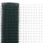 Chicken wire fence, steel with green PVC coating, 25x1.5 m by vidaXL, fence panels - Ref: Foro24-143636, Price: 96,45 €, Disc...