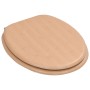Asiento inodoro WC con tapa MDF diseño bambú de vidaXL, Asientos de inodoros y bidés - Ref: Foro24-143927, Precio: 44,08 €, D...