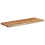 Estante pared rectangular madera acacia borde vivo 50x20x2,5 cm de , Estantes y estanterías - Ref: Foro24-370223, Precio: 22,...