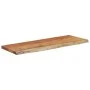 Estante pared rectangular madera acacia borde vivo 50x20x2,5 cm de , Estantes y estanterías - Ref: Foro24-370223, Precio: 25,...