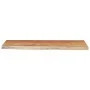 Estante pared rectangular madera acacia borde vivo 50x20x2,5 cm de , Estantes y estanterías - Ref: Foro24-370223, Precio: 25,...