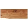 Estante pared rectangular madera acacia borde vivo 50x20x2,5 cm de , Estantes y estanterías - Ref: Foro24-370223, Precio: 25,...