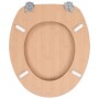 Asiento inodoro WC con tapa MDF diseño bambú de vidaXL, Asientos de inodoros y bidés - Ref: Foro24-143927, Precio: 44,08 €, D...
