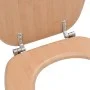 Asiento inodoro WC con tapa MDF diseño bambú de vidaXL, Asientos de inodoros y bidés - Ref: Foro24-143927, Precio: 43,09 €, D...