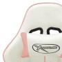 Silla de gaming de cuero sintético blanco y rosa en Sillas gaming | Comprar online en Foru.es