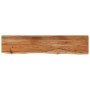 Estante pared rectangular madera acacia borde vivo 110x20x3,8cm de , Estantes y estanterías - Ref: Foro24-370277, Precio: 49,...