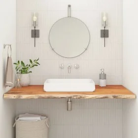 Encimera de baño rectangular madera maciza acacia 140x60x3,8 cm de , Encimeras - Ref: Foro24-370313, Precio: 135,69 €, Descue...
