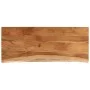 Rechteckige Badezimmerarbeitsplatte aus massivem Akazienholz 140x60x3,8 cm von , Arbeitsplatten - Ref: Foro24-370313, Preis: ...