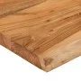 Rechteckige Badezimmerarbeitsplatte aus massivem Akazienholz 140x60x3,8 cm von , Arbeitsplatten - Ref: Foro24-370313, Preis: ...