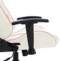 Silla de gaming de cuero sintético blanco y rosa en Sillas gaming | Comprar online en Foru.es
