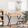 Tablero rectangular madera de acacia borde vivo 100x80x2,5 cm de , Accesorios y productos para escritorios - Ref: Foro24-3702...