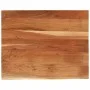 Tablero rectangular madera de acacia borde vivo 100x80x2,5 cm de , Accesorios y productos para escritorios - Ref: Foro24-3702...