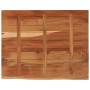 Tablero rectangular madera de acacia borde vivo 100x80x2,5 cm de , Accesorios y productos para escritorios - Ref: Foro24-3702...