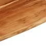 Tablero rectangular madera de acacia borde vivo 100x80x2,5 cm de , Accesorios y productos para escritorios - Ref: Foro24-3702...