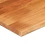 Tablero rectangular madera de acacia borde vivo 100x80x2,5 cm de , Accesorios y productos para escritorios - Ref: Foro24-3702...