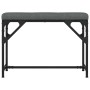 Banco de comedor acero y tela gris oscuro 62x32x45 cm de , Bancos de comedor y cocina - Ref: Foro24-835219, Precio: 41,41 €, ...